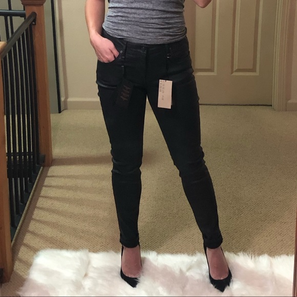 Burberry Brit | NWT Westbourne Ankle Faux Leather Jean - Picture 2 of 11